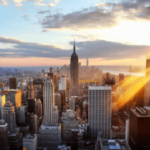 Photo of New York City skyline representing the DBT therapy services offered by Suffolk DBT in that location.